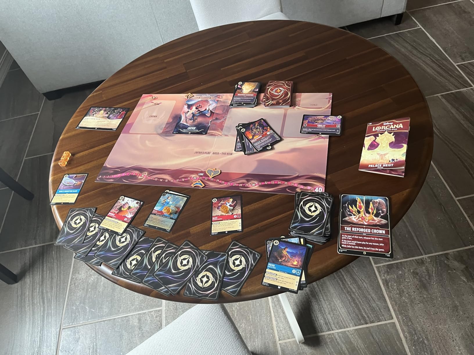 Ravensburger Disney Lorcana TCG: Illumineer's Quest - Palace Heist | Cooperative Adventure Against Jafar | Solo or Team Play| Includes Exclusive Cards & Playmat | Ages 8+ customer photo 1