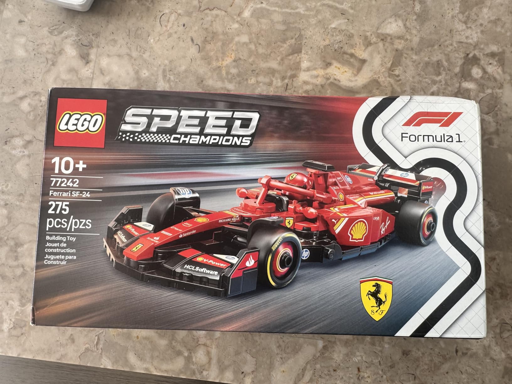 LEGO Speed Champions Ferrari SF-24 F1 Race Car Toys, Building Sets for Ages 10+, 77242 customer photo 2