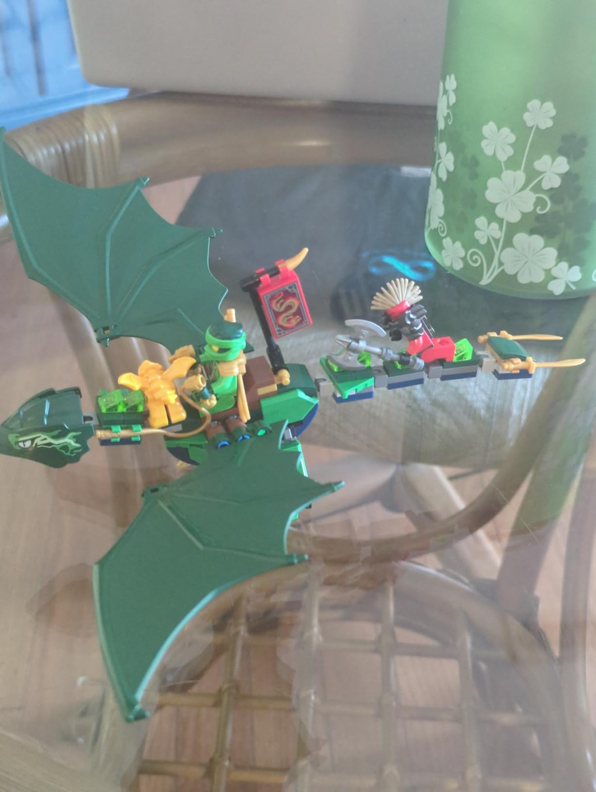 LEGO NINJAGO Lloyd's Green Forest Dragon Toy 71829, Ages 6+ customer photo 1