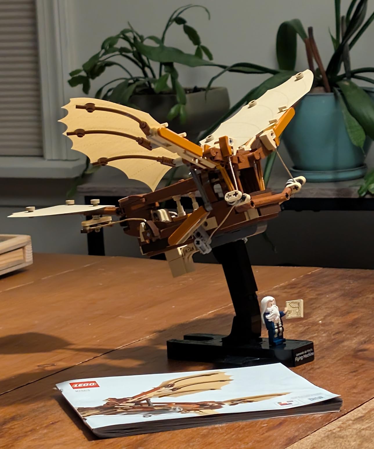 LEGO Icons Leonardo da Vinci's Flying Machine DIY Kit - Ornithopter Building Set for Adults (10363) customer photo 1
