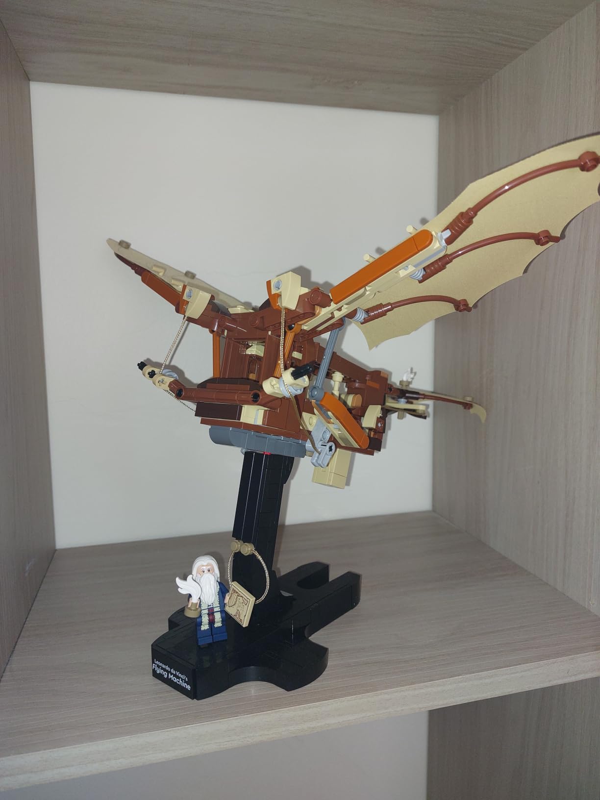 LEGO Icons Leonardo da Vinci's Flying Machine DIY Kit - Ornithopter Building Set for Adults (10363) customer photo 2