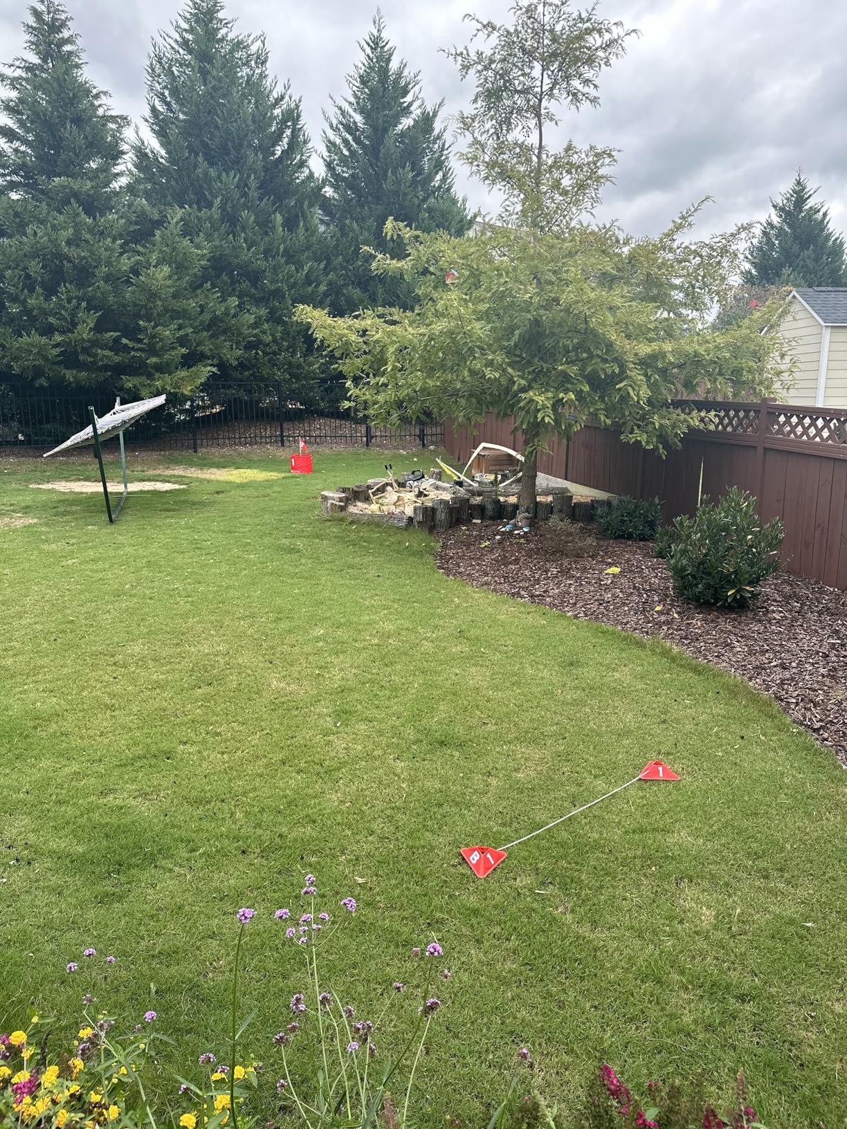 bucketgolf 9 Hole Bundle with Clubs - Outdoor Golf Game for All Ages, Adults, Kids, Family. Play Golf Anywhere, Yards, Beach, Park, Backyard. (4 Clubs (3 RH + 1 LH)) customer photo 2