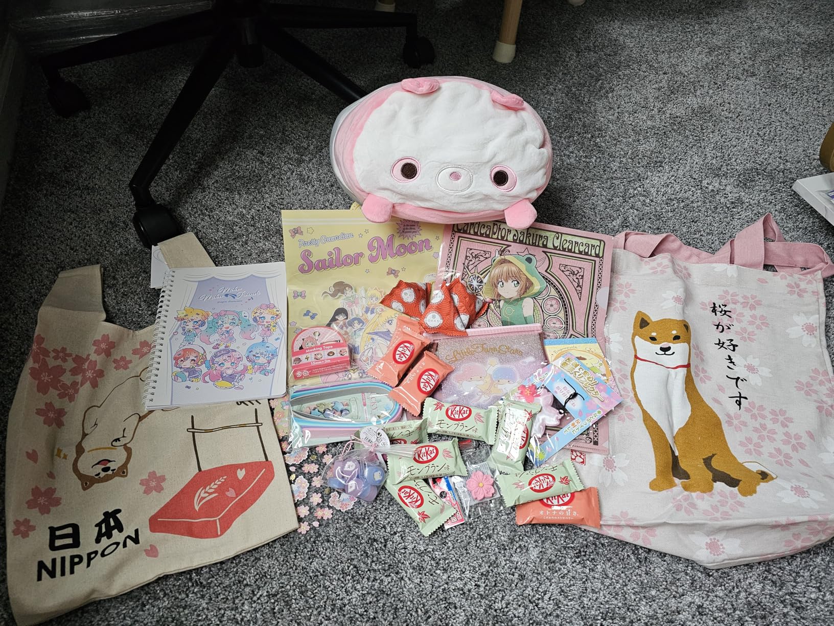 Japan Crate Kawaii Gift Pack - 10+ Piece Japanese Mystery Box for Girls & Boys, Surprise Gift Box for Kids, Includes Kawaii Accessories, Cute Stationery Items, Chocolates, Candies, and More! customer photo 2