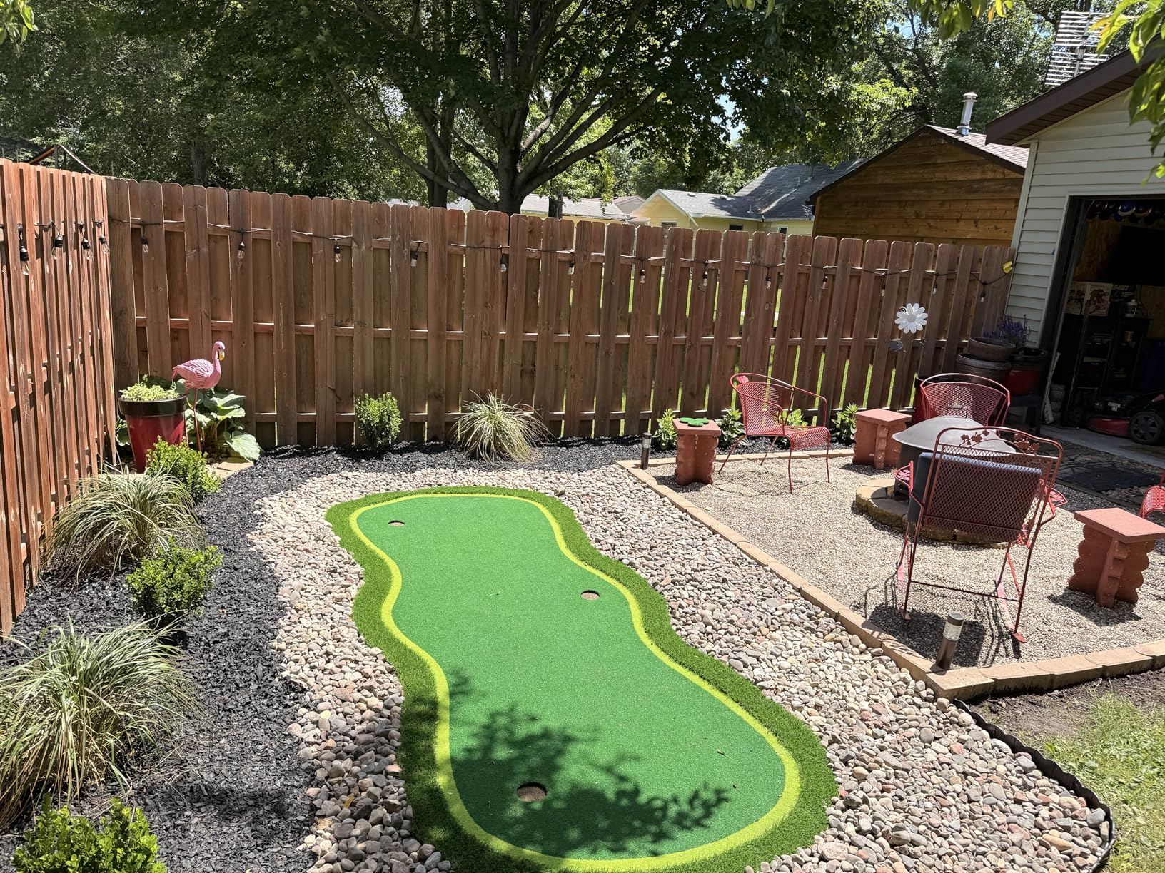 Golf Putting Green/Mat - Golf Training Mat - Professional Golf Practice Mat - Green Long Challenging Putter for Indoor/Outdoor customer photo 1