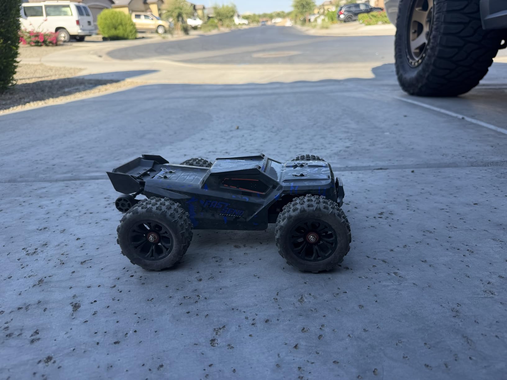 1:14 Scale RC Cars for Adults, 60KPH High Speed RC Truggy, 4X4 Off-Road Remote Control Truck, Waterproof Electric Car with 2S Battery, All Terrain RC Vehicle customer photo 1