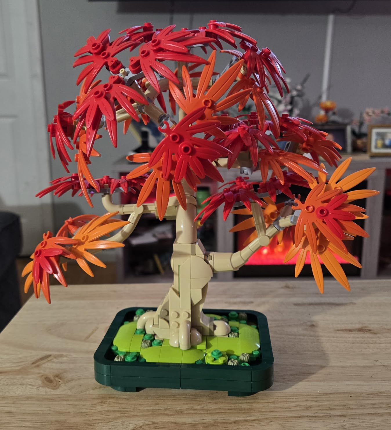 LEGO Botanicals Japanese Red Maple Bonsai Tree Building Kit for Adults 18+ - Unique Home Decor DIY for Room or Office (10348) customer photo 2