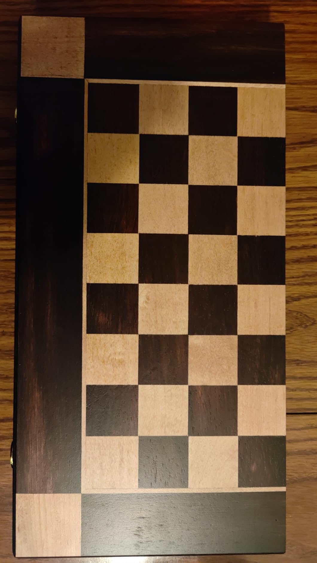 15-Inch Large Metal Chess Set for Adults and Kids with Metal Chess Pieces - Foldable Wooden Board with Storage, Portable Classic Game Set for Travel & Home, Elegant Gift for Chess Enthusiasts customer photo 1