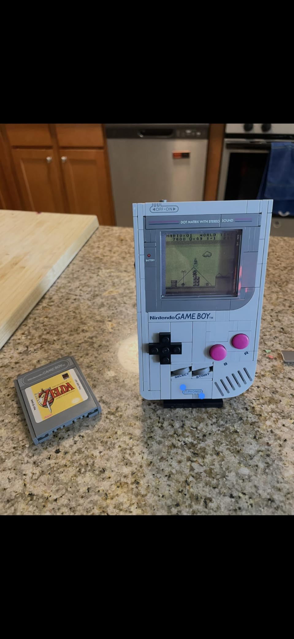 LEGO Super Mario Game Boy - Retro Building Sets for Adults, Ages 18+ - Collectible Model with Game Paks and Display Stand - 72046 customer photo 1