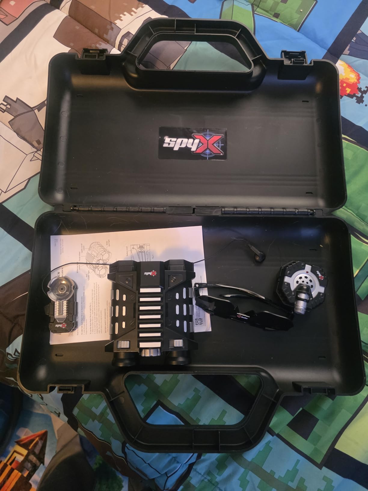 SpyX Top Secret Spy Case - Ultimate Kids Spy Kit with Night Vision, Motion Alarm, Rearview Spy Glasses & Micro Listener - Secret Agent Spy Gear Toy Set with Carry Case for Boys & Girls Ages 6-12 customer photo 1