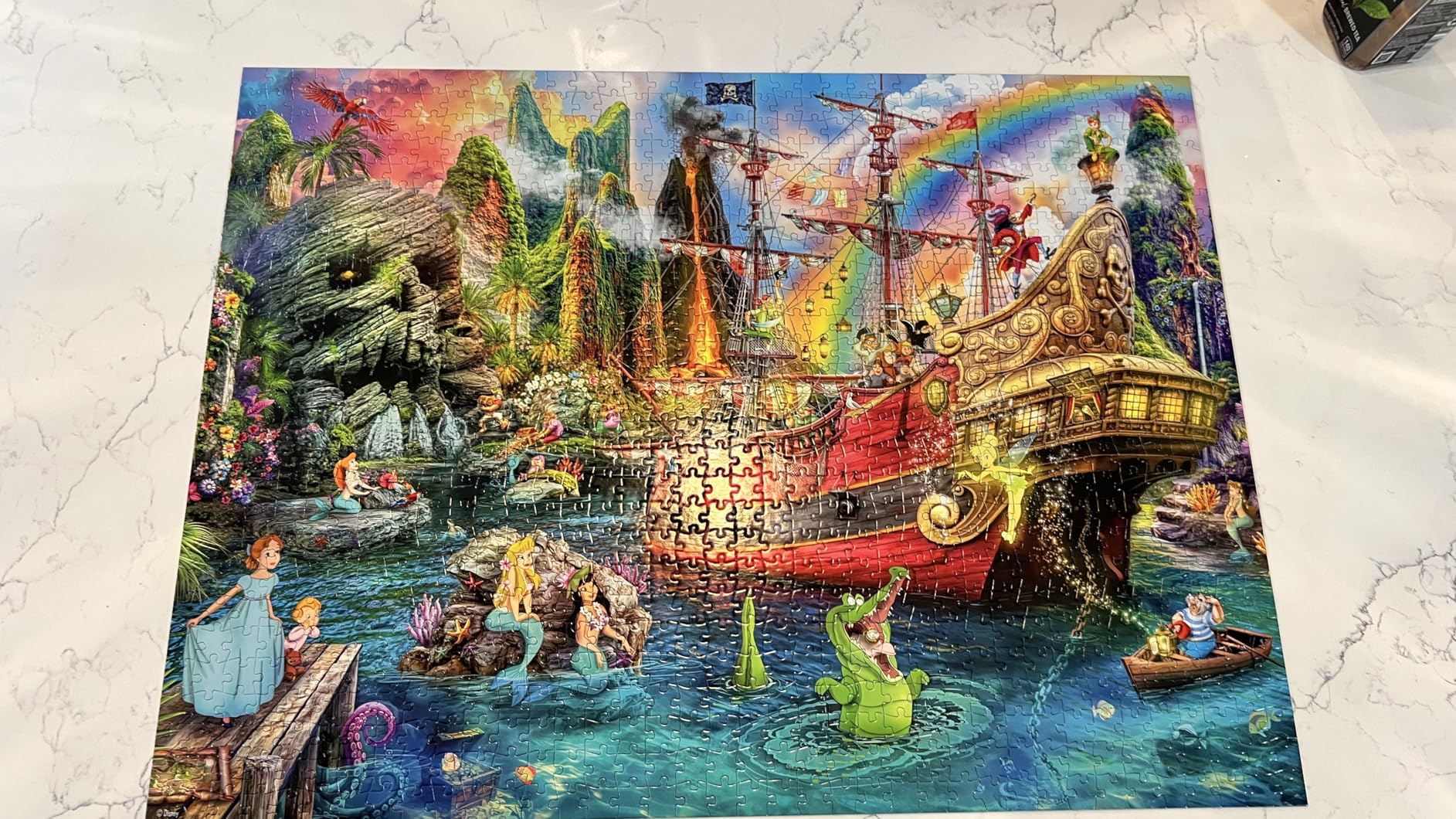 Disney Peter Pan Mermaid Lagoon 1000 Piece Jigsaw Puzzle for Adults - Buffalo Games Sapphire Select Premium Puzzles customer photo 1