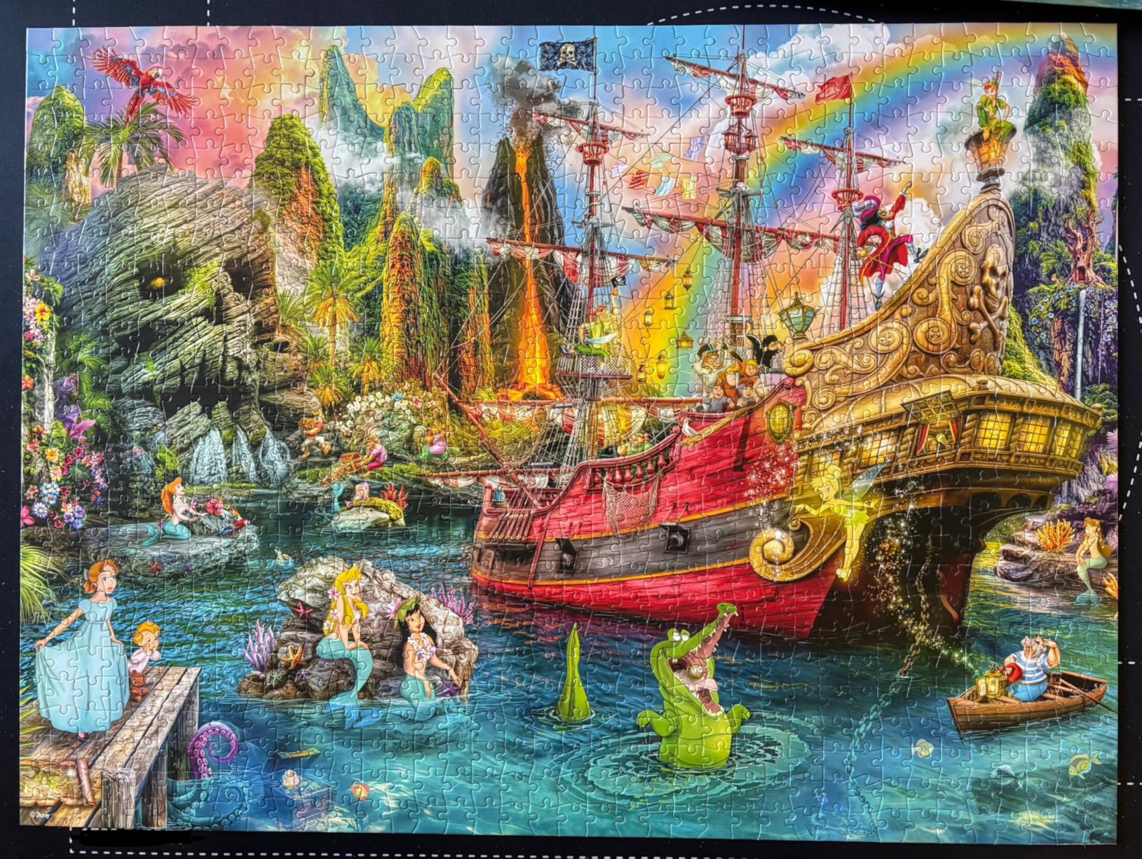 Disney Peter Pan Mermaid Lagoon 1000 Piece Jigsaw Puzzle for Adults - Buffalo Games Sapphire Select Premium Puzzles customer photo 2