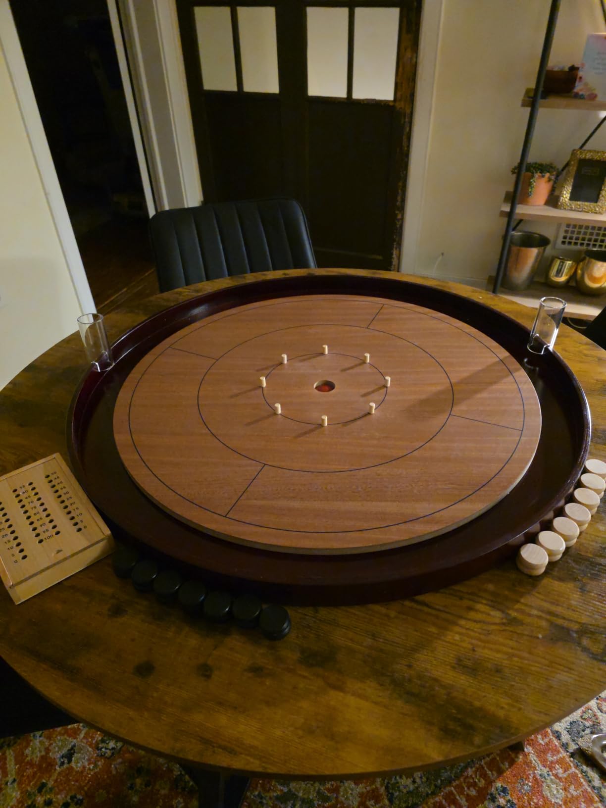 Mayday Games Crokinole Board - Tournament Size 30.5