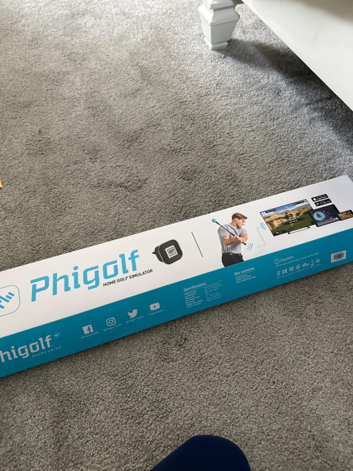 PHIGOLF Home Golf Simulator, Motion Sensor & 3D Analysis for Practice & Fun customer photo 1