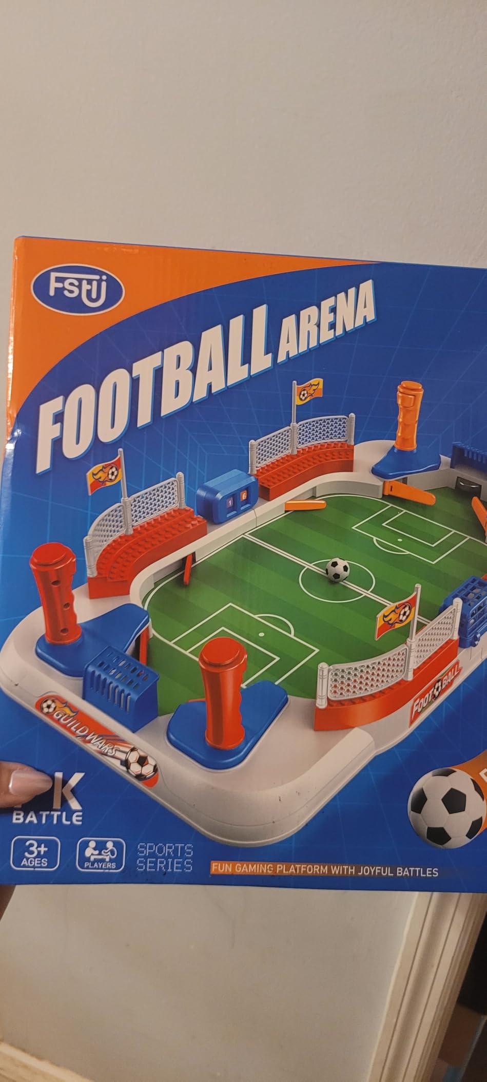Mini Foosball Table Soccer Board Games for Kids Adults Indoor Table Games with Dual Flipper Controls High Fences Pinball Machine Soccer Toy Birthday for Boys Age 6 7 8-12 customer photo 2