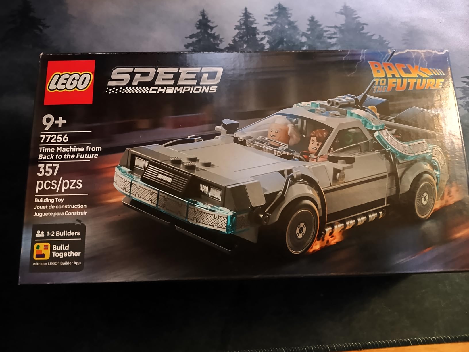 LEGO Speed Champions Time Machine from Back to The Future Building Toy for Kids, Ages 9+, 77256 customer photo 1