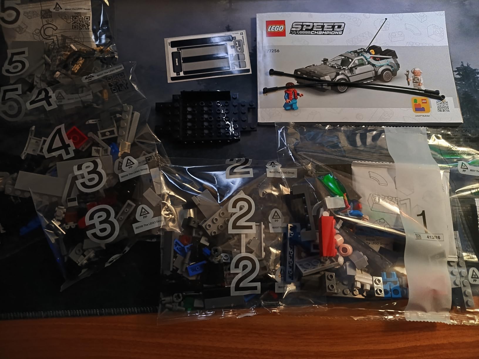 LEGO Speed Champions Time Machine from Back to The Future Building Toy for Kids, Ages 9+, 77256 customer photo 2