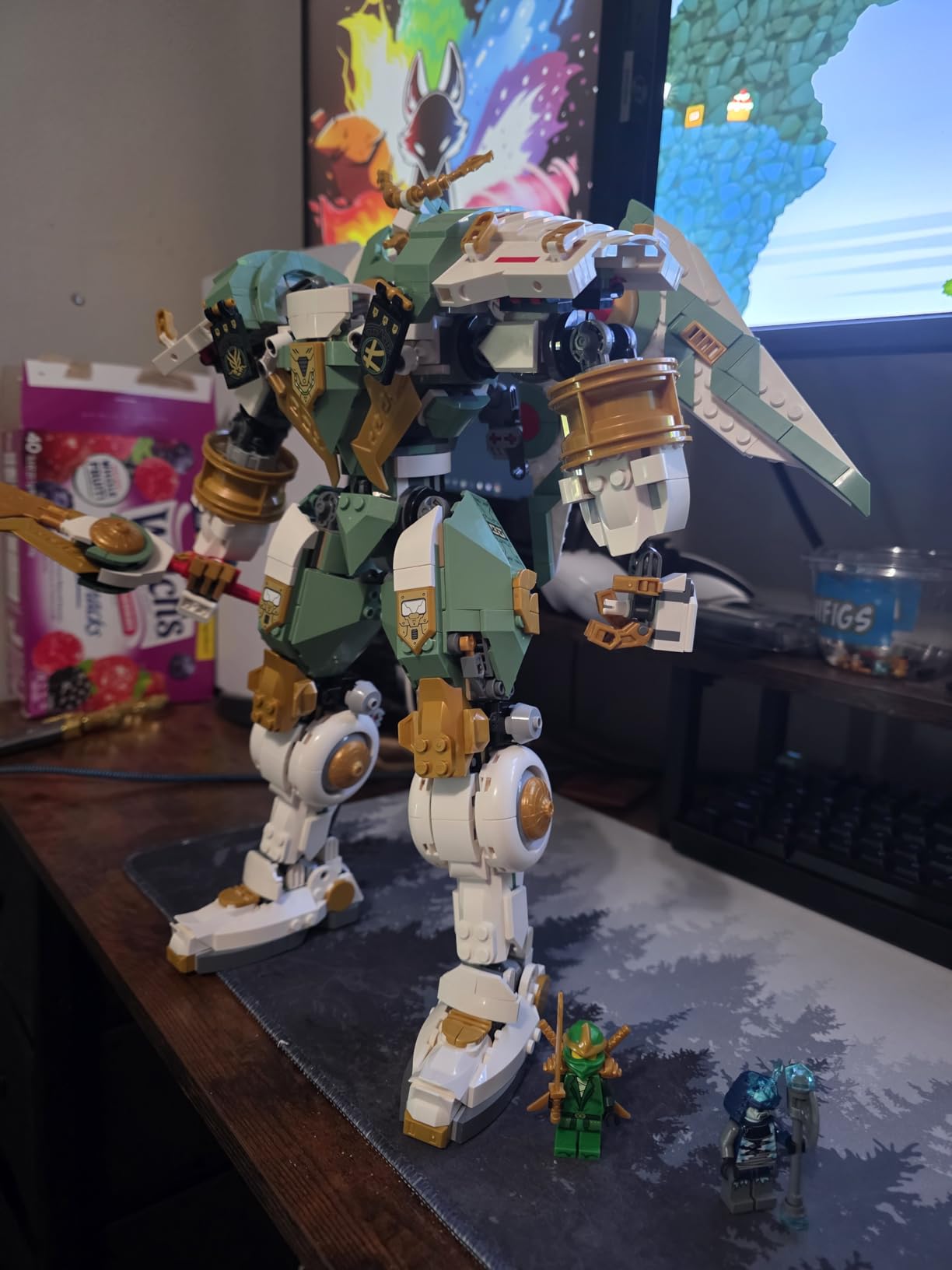 LEGO NINJAGO Lloyd's Titan Mech 15th Anniversary Building Toy - Collectible Mech Set for Boys & Girls, Ages 14+ - Display as Bedroom Decor - Gift for Birthdays - 71860 customer photo 1