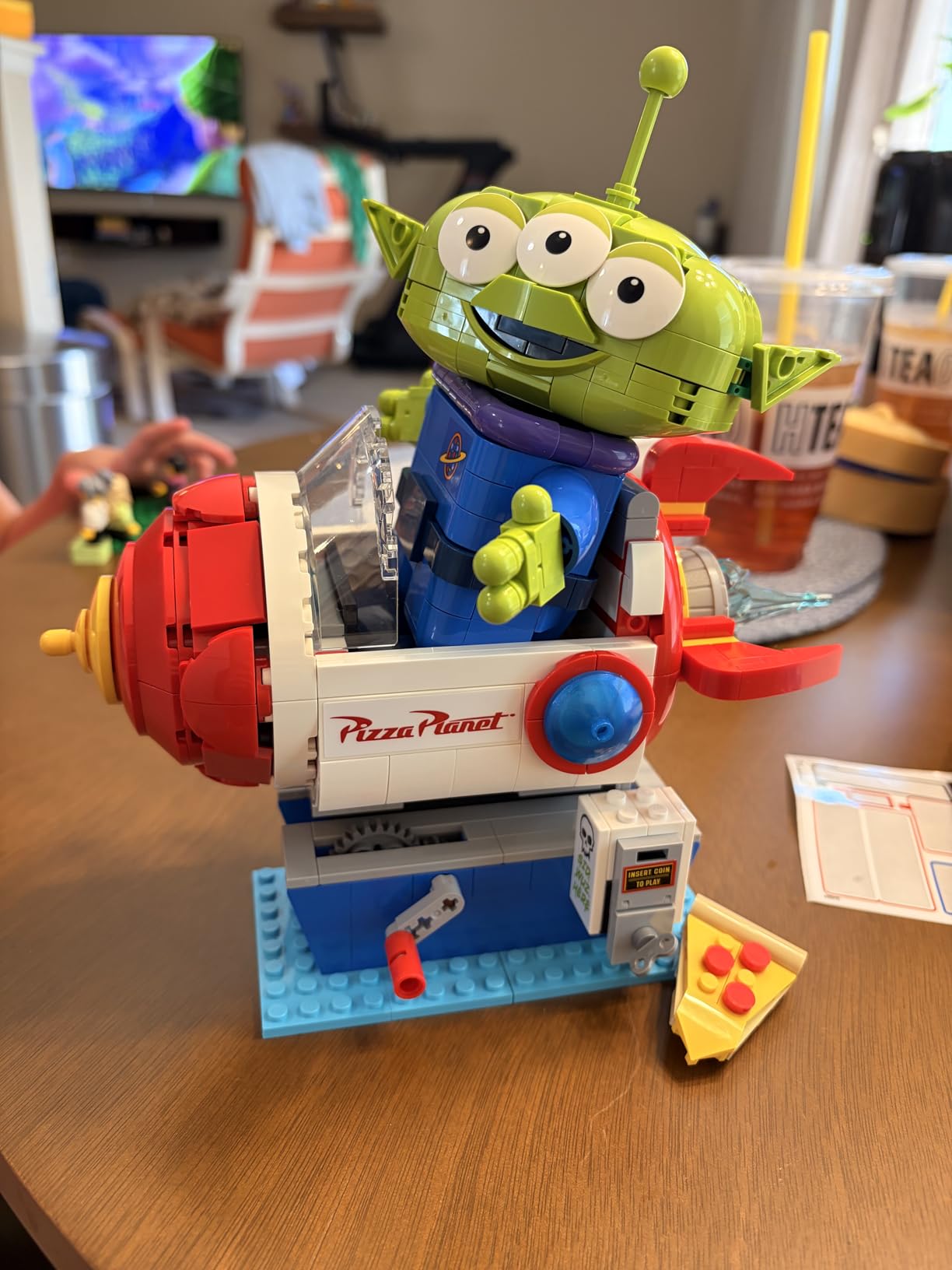 LEGO Disney and Pixar Toy Story Alien with Pizza Planet Rocket Ride - Building Toy for Girls & Boys, Ages 9+ - Disney Gift Idea - Kids Bedroom Decor - 43307 customer photo 1