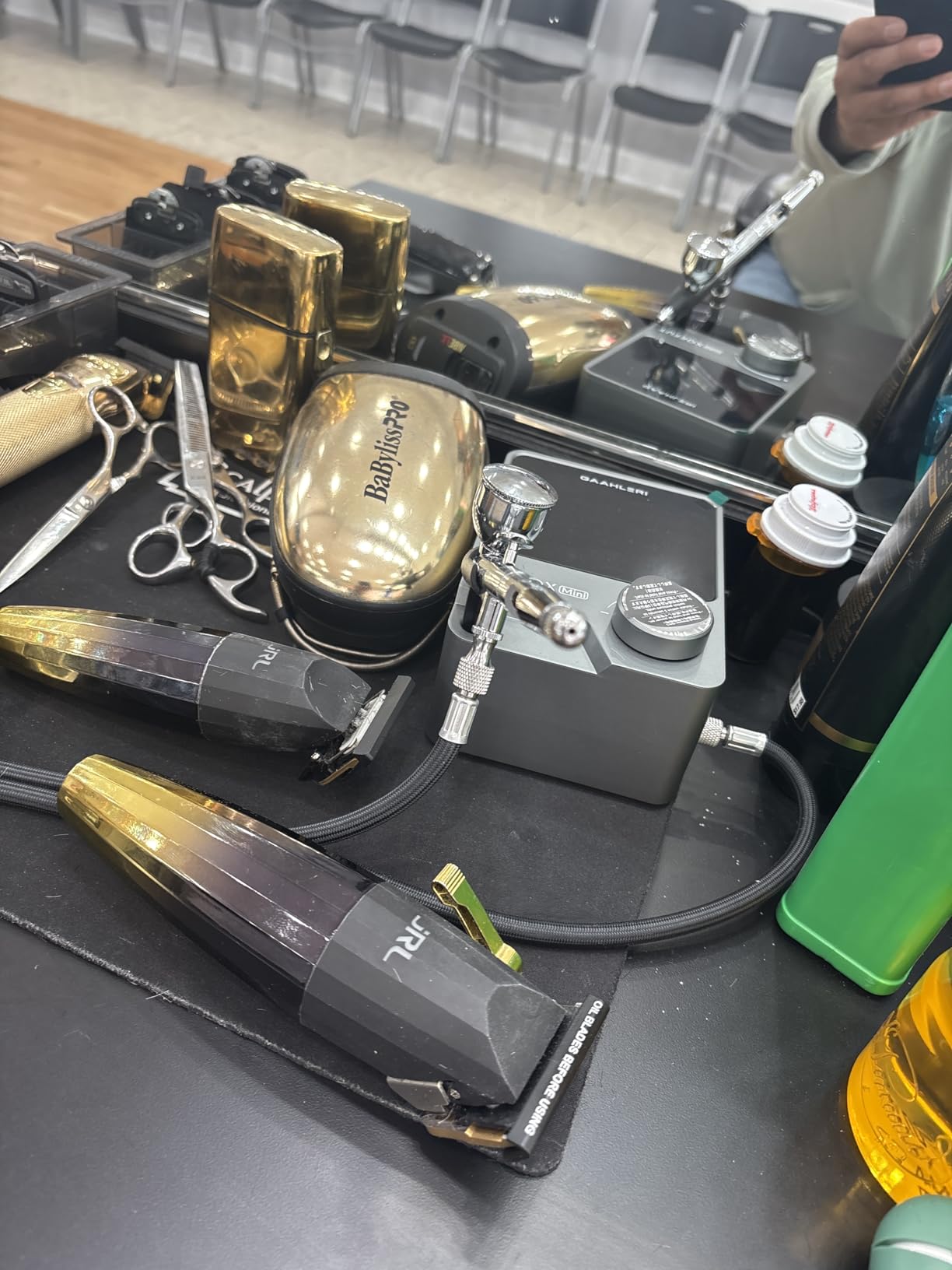 Gaahleri Airbrush Kit, Turbox mini Kit with GHAD-39 0.35mm, Dual-Action Airbrush & Air Compressor with 18 Gear Air Control, Ultra-Quiet, Multi-Scenario, for Painting, Modeling, Cake Decor customer photo 2