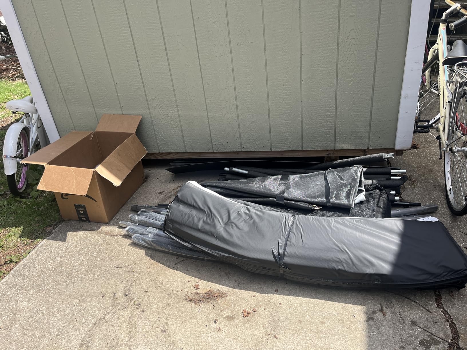 Round In-Ground Trampoline - Heavy-Duty Flush-to-Ground Outdoor Jumping Mat with Galvanized Frame, Safety Padding & Easy Install Kit | 12 or 14 Diameter customer photo 1