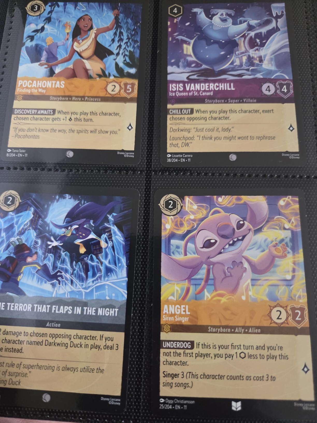 Disney Lorcana TCG: Collection Starter Set - Stitch Edition - Includes 4 Winterspell Booster Packs, Rock Star Card Portfolio and Glimmer Foil Promo customer photo 1