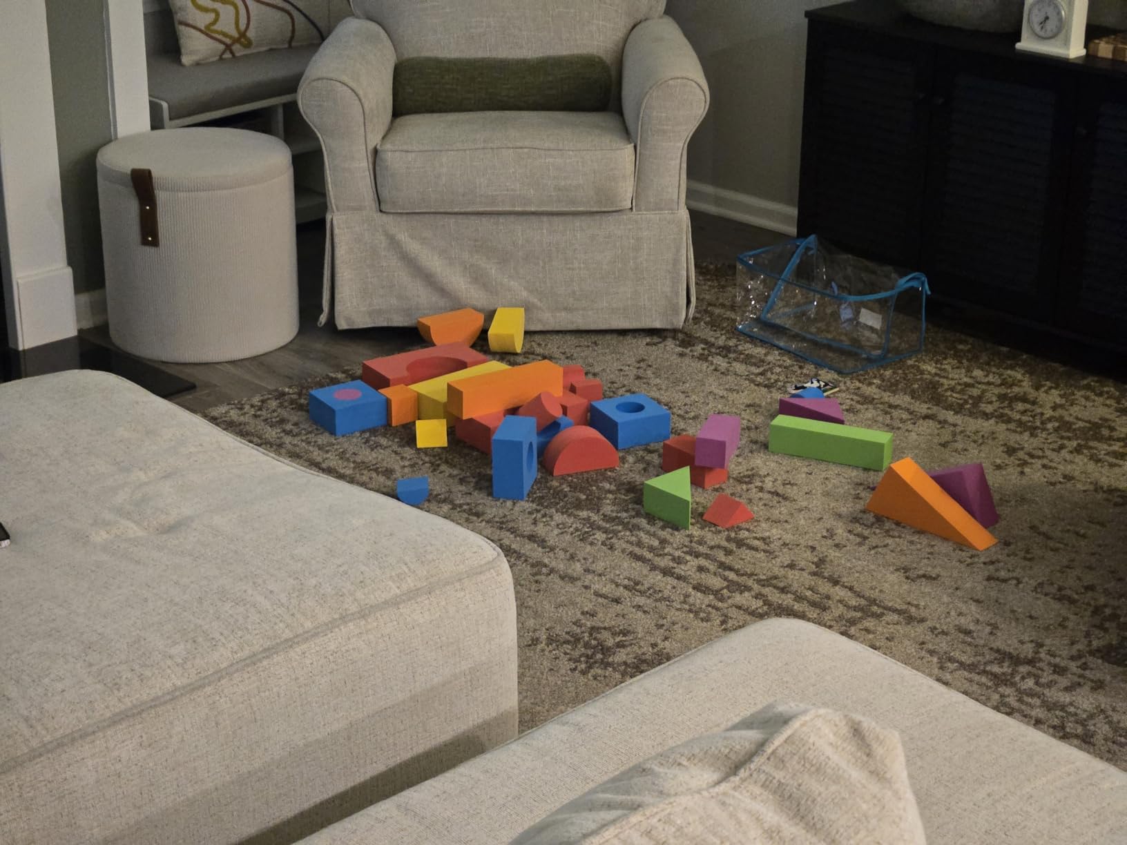 National Geographic Kids Jumbo Foam Blocks - 30-Piece Foam Building Blocks for Toddlers & Preschoolers, Soft Stackable Blocks with Storage Bag, Early Learning & Sensory Building Toy customer photo 1