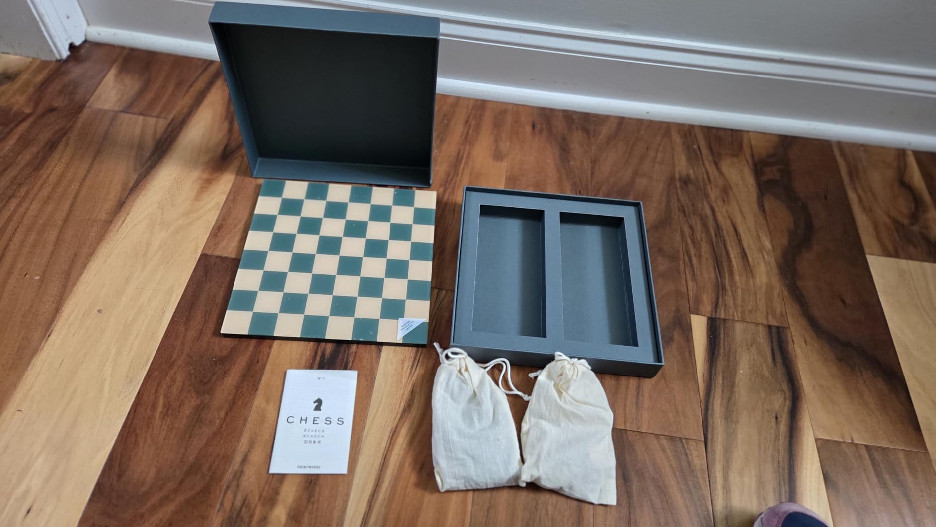 Printworks Classic Art of Chess Mirror, Light Blue/Copper - Wooden Set with Mirrored Acrylic Board - Decorative Coffee Table Game - FSC Certified Box customer photo 2