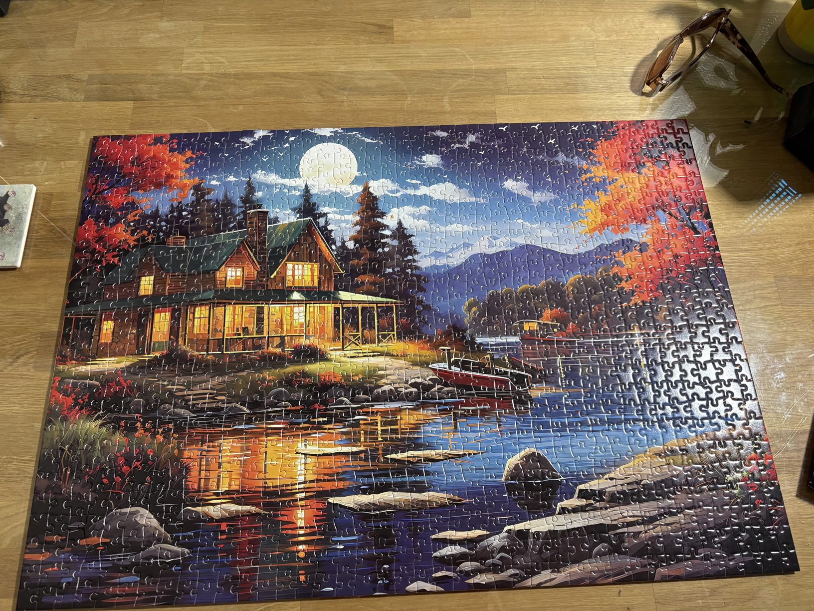 Custom Puzzle 35/70/100/120/300/500/1000/1500/2000 Piece for Adults, Custom Puzzles from Photos, Personalized Puzzle for Mother Father Family Birthday Wedding Anniversary Customized Gift customer photo 1