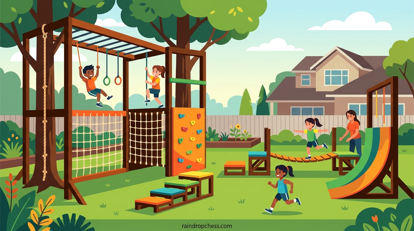 Backyard Ninja Warrior Courses