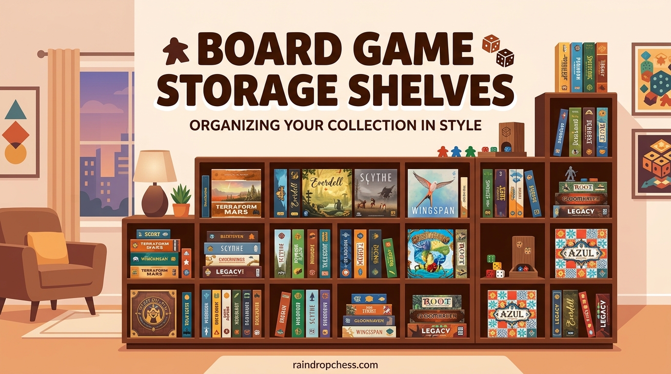 Board Game Storage Shelves