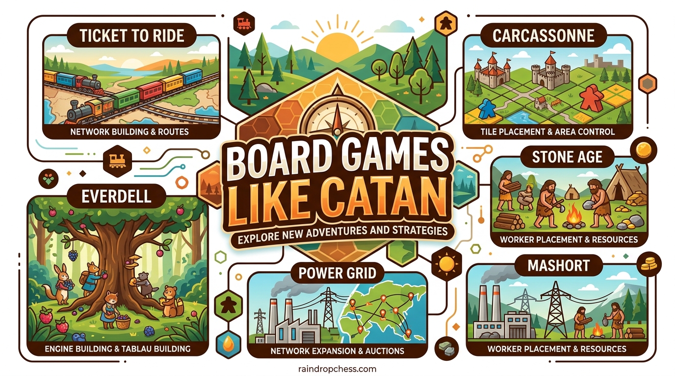 Board Games Like Catan