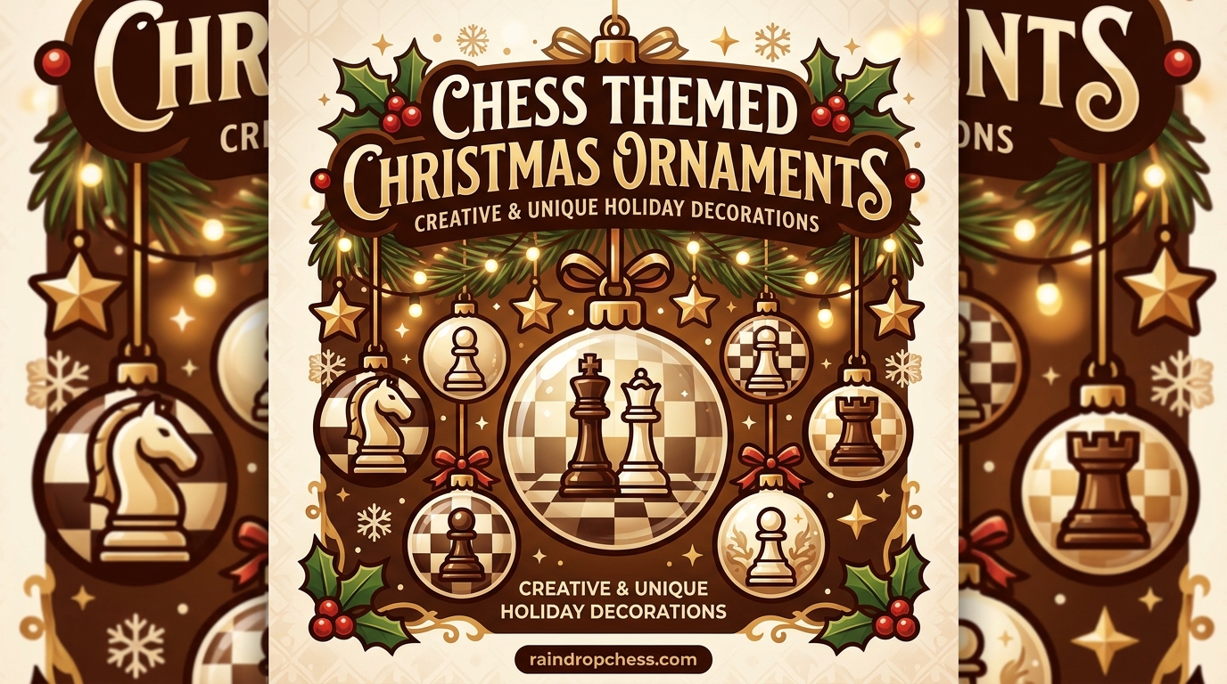 Chess Themed Christmas Ornaments