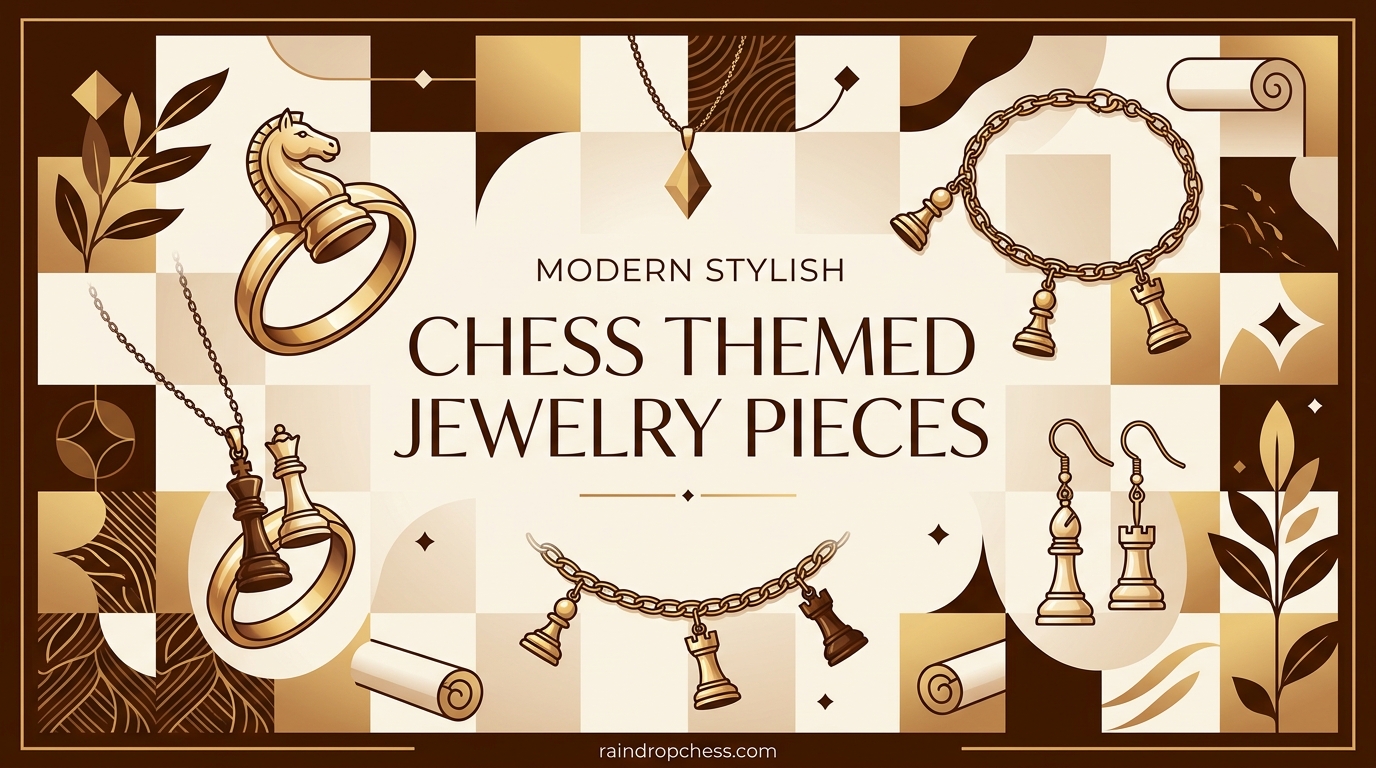 Chess Themed Jewelry Pieces