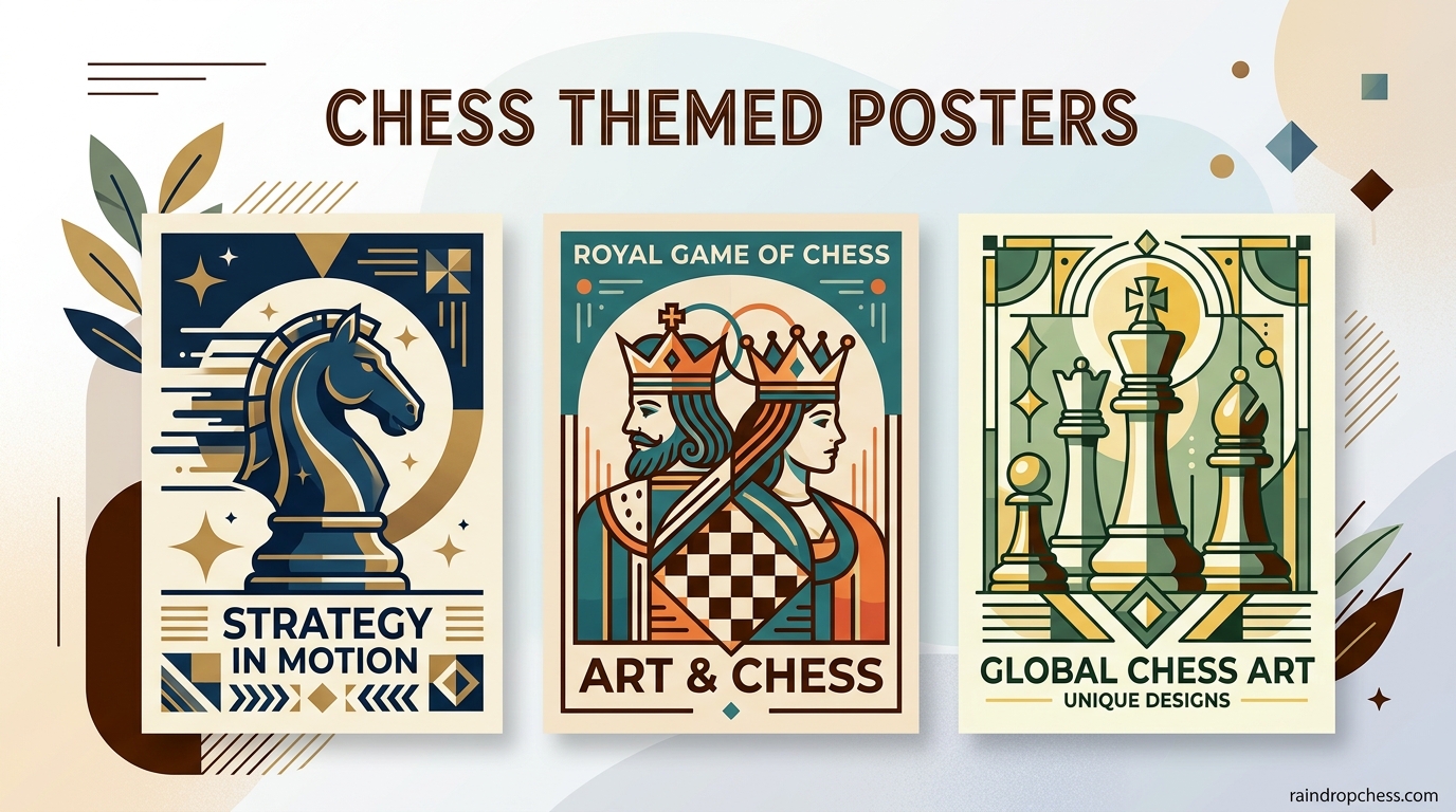 Chess Themed Posters