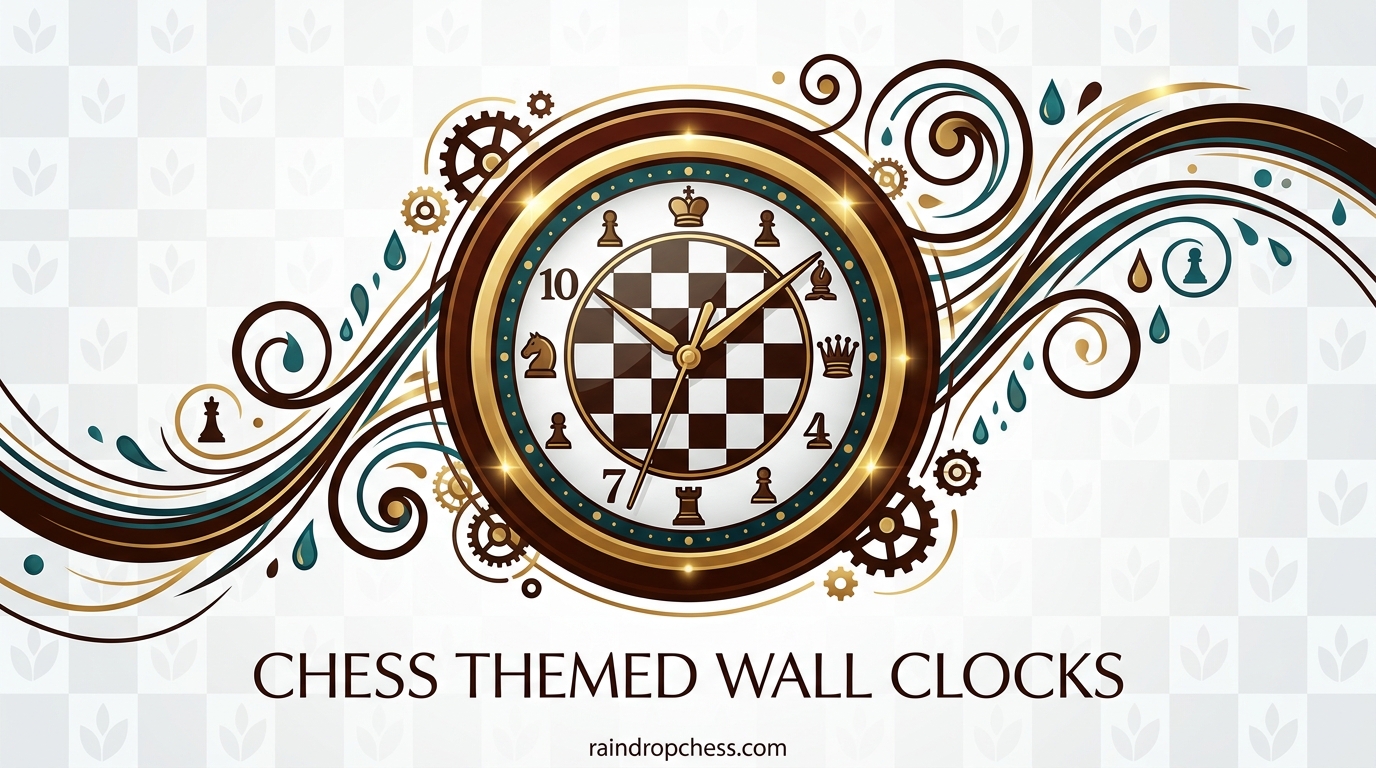 Chess Themed Wall Clocks