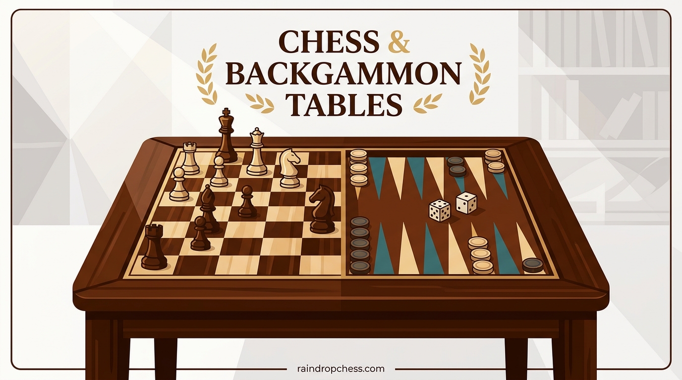 Chess and Backgammon Tables
