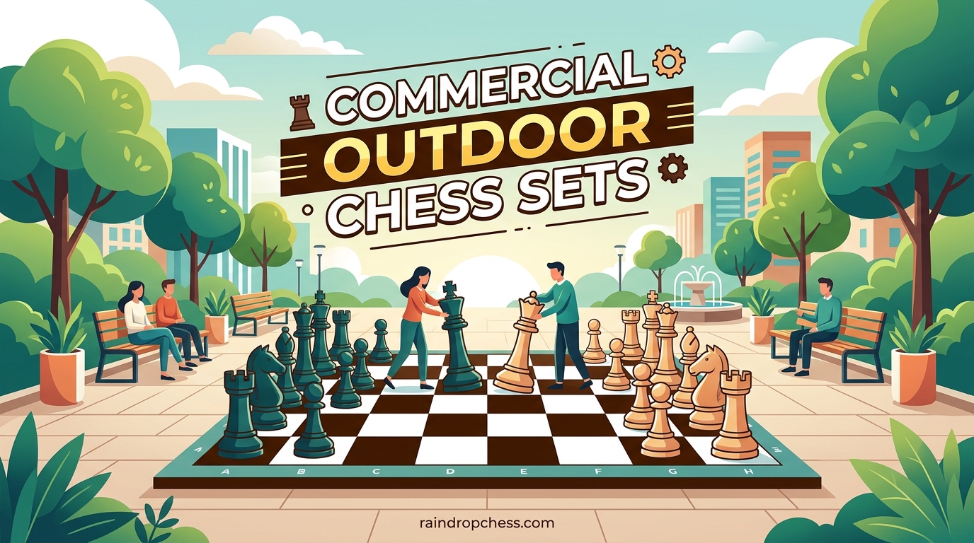 Commercial Outdoor Chess Sets