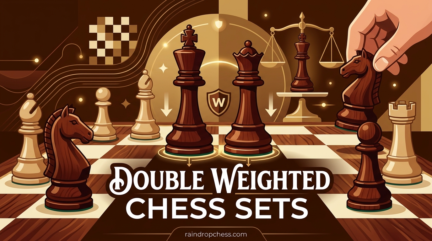 Double Weighted Chess Sets