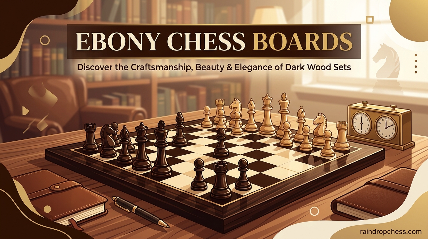 Ebony Chess Boards