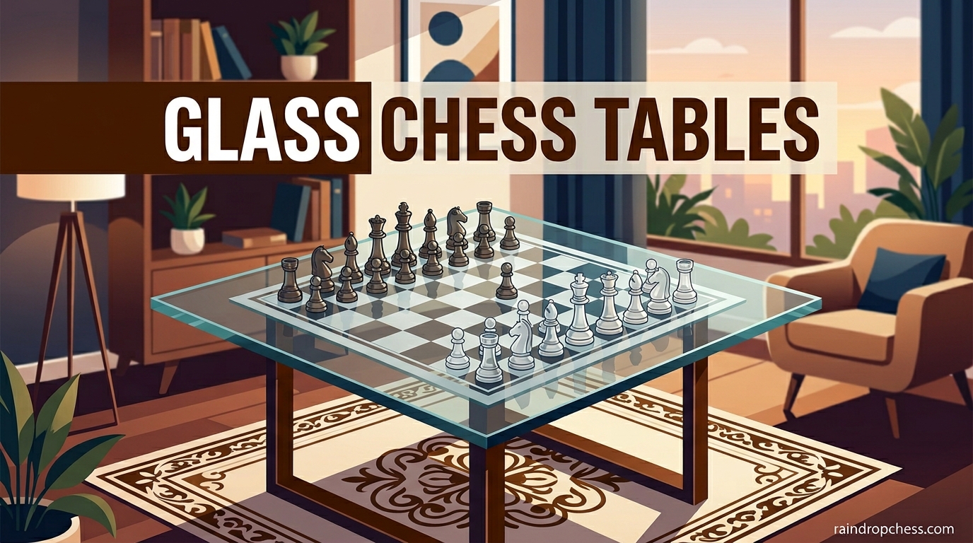 Glass Chess Tables