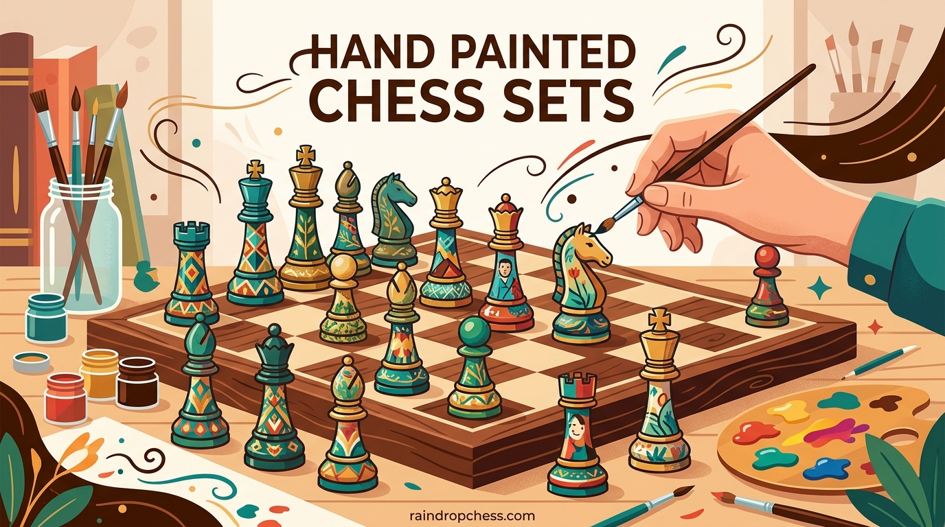 Hand Painted Chess Sets