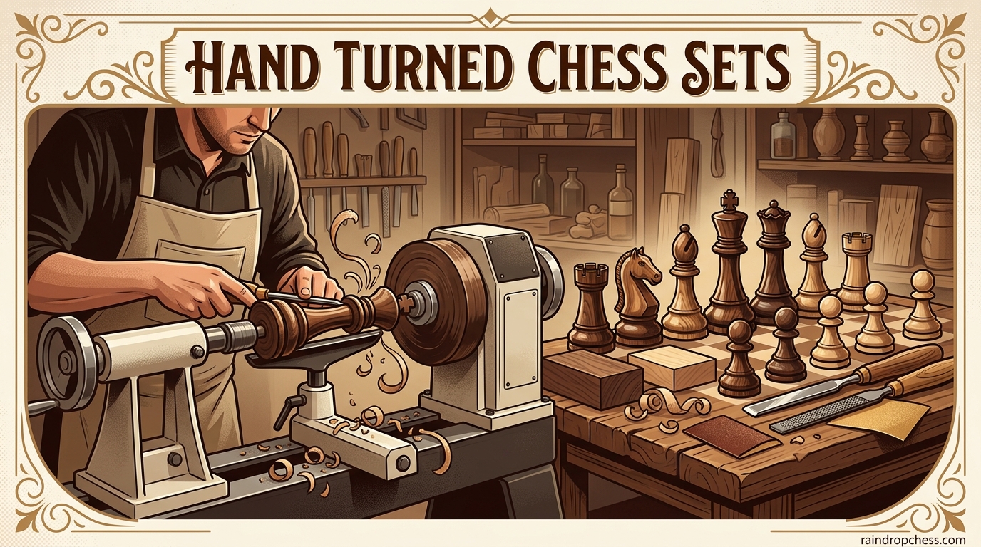Hand Turned Chess Sets