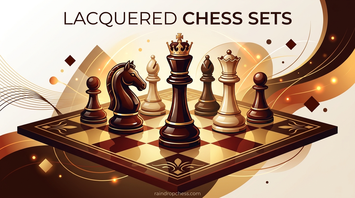 Lacquered Chess Sets