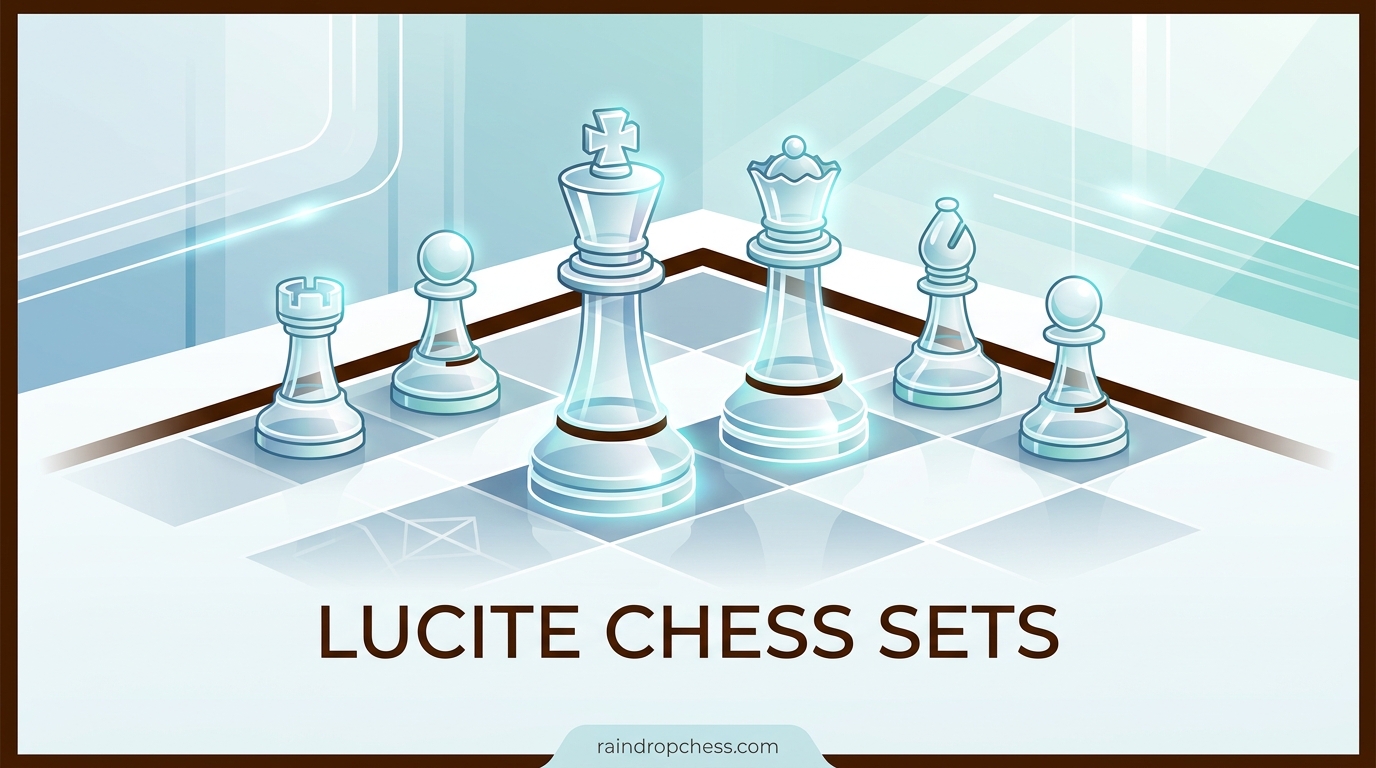 Lucite Chess Sets