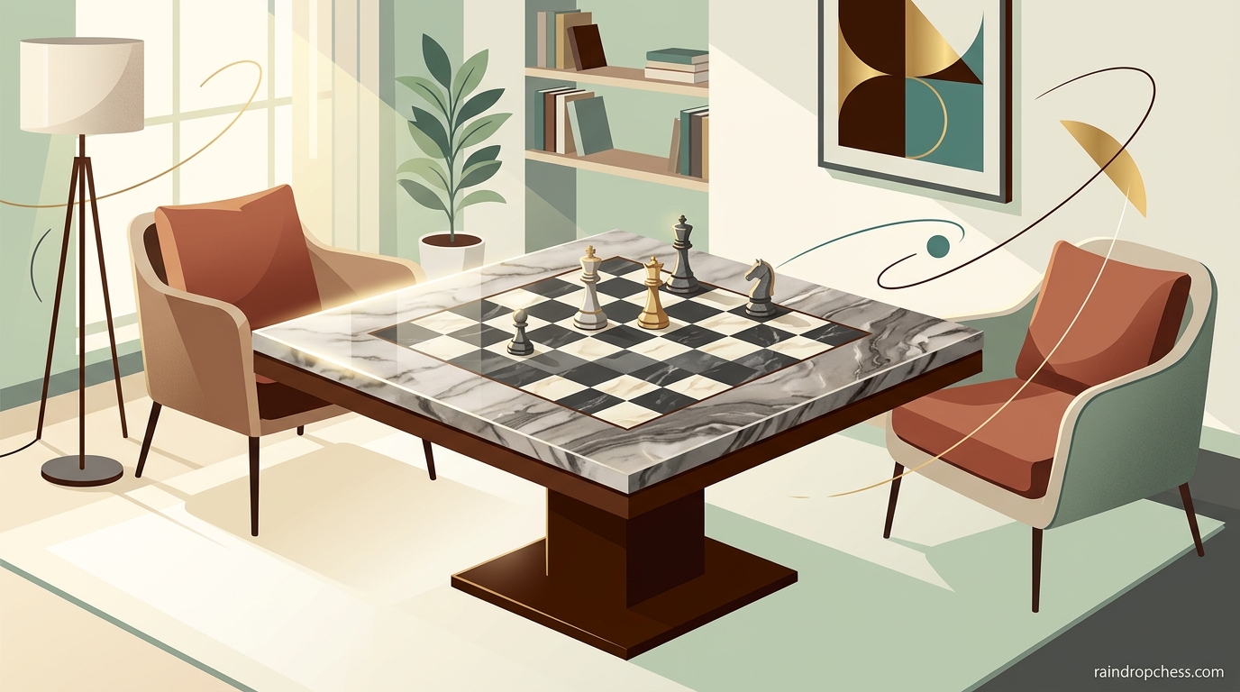 Marble Chess Tables