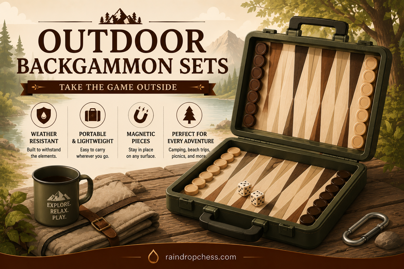 Outdoor Backgammon Sets