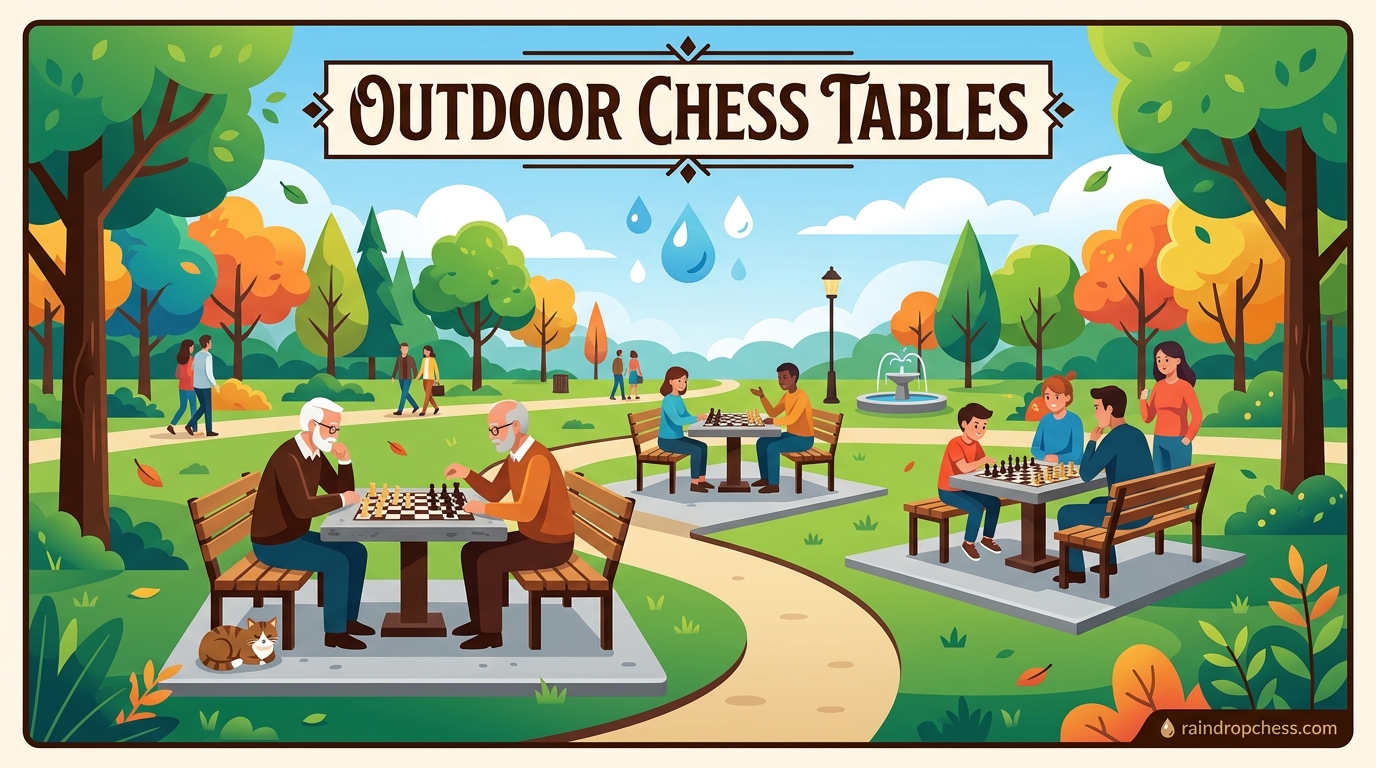 Outdoor Chess Tables