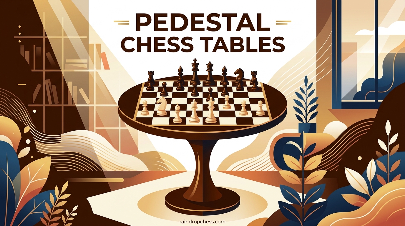 Pedestal Chess Tables