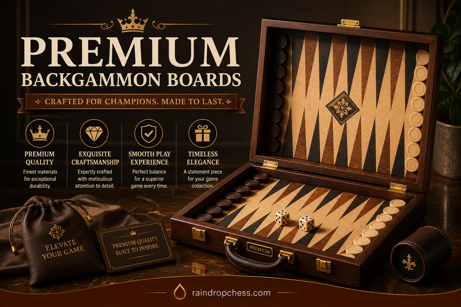 Premium Backgammon Boards