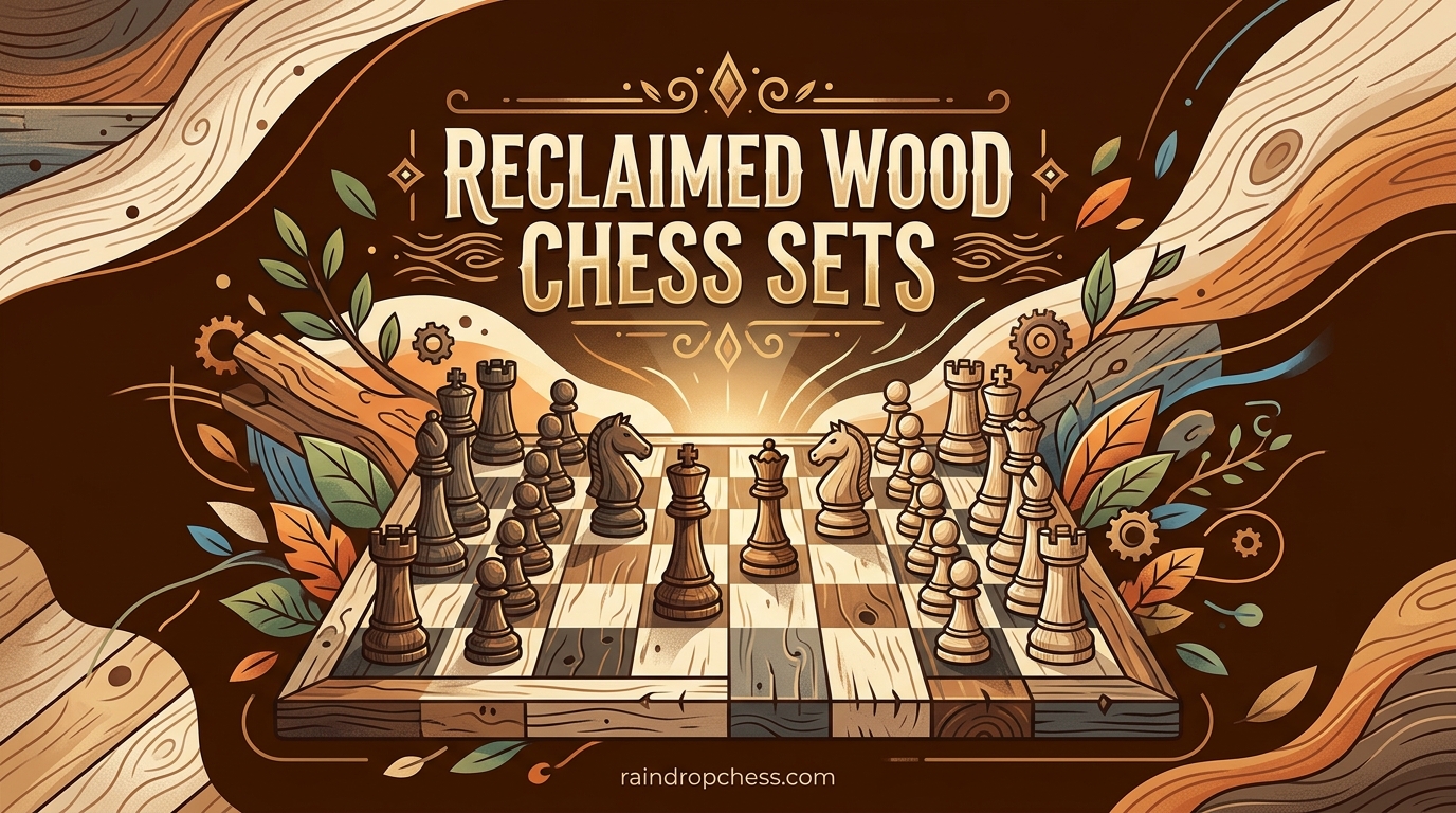 Reclaimed Wood Chess Sets